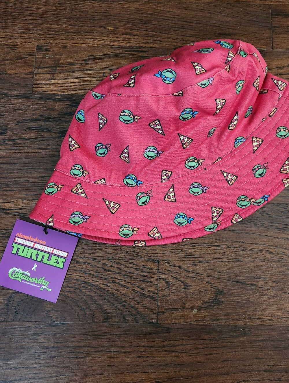 Teenage Mutant Ninja Turtles X Cakeworthy Red Bucket Hat